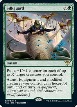 Silkguard (Commander: Kamigawa: Neon Dynasty) Light Play