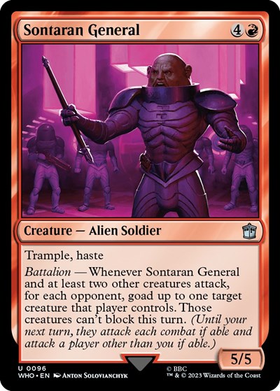 Sontaran General (Universes Beyond: Doctor Who) Light Play