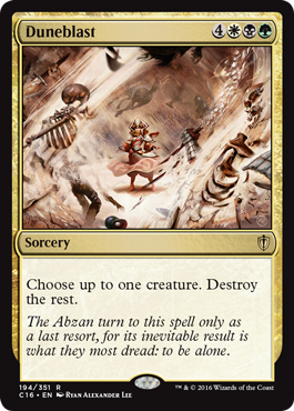Duneblast (Commander 2016 Edition) Light Play