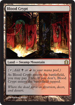 Blood Crypt (Return to Ravnica) Light Play