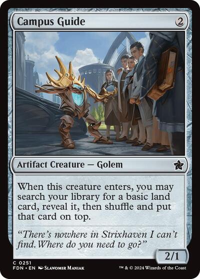 Campus Guide (Foundations) Medium Play Foil