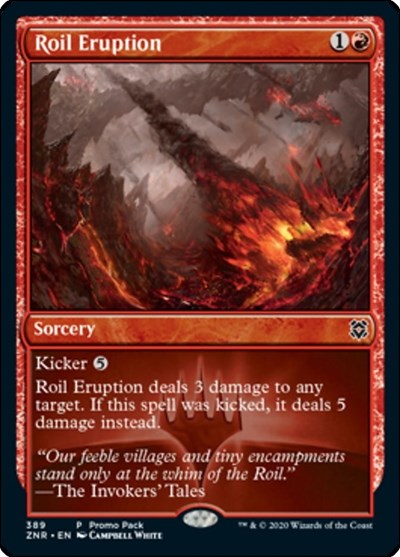Roil Eruption (Promo Pack: Zendikar Rising) Light Play