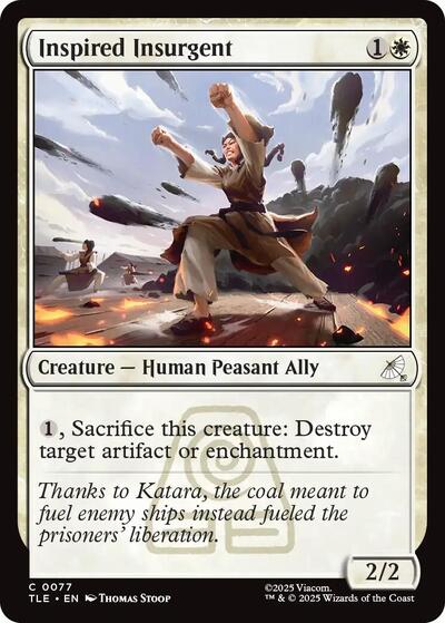 Inspired Insurgent (Avatar: The Last Airbender: Eternal-Legal) Light Play Foil
