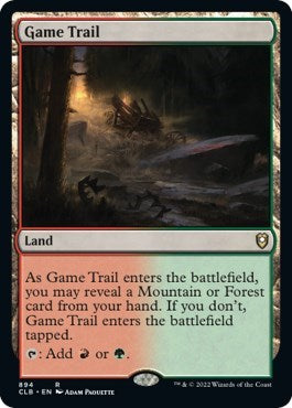 Game Trail (Commander Legends: Battle for Baldur's Gate) Light Play