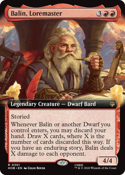 Balin, Loremaster (Extended Art) (The Hobbit) Light Play