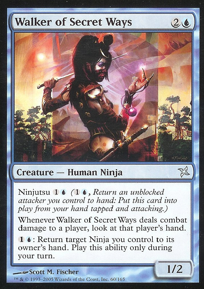 Walker of Secret Ways (Betrayers of Kamigawa) Medium Play