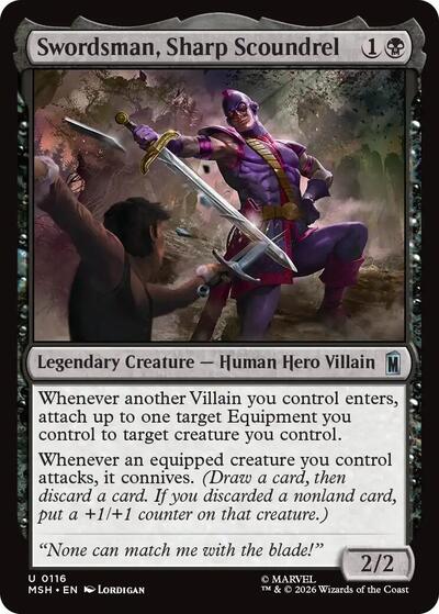 Swordsman, Sharp Scoundrel (Marvel Super Heroes) Light Play