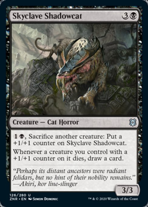 Skyclave Shadowcat (Zendikar Rising) Light Play