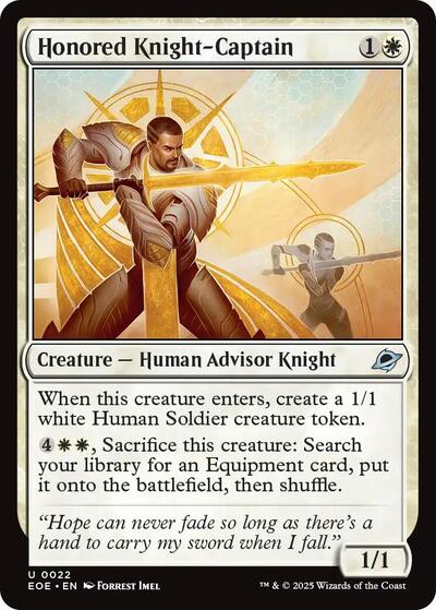 Honored Knight-Captain (Edge of Eternities) Light Play