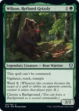 Wilson, Refined Grizzly (Commander Legends: Battle for Baldur's Gate) Light Play Foil