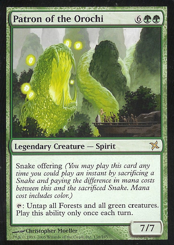 Patron of the Orochi (Betrayers of Kamigawa) Heavy Play