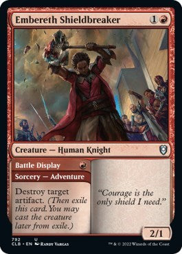 Embereth Shieldbreaker (Commander Legends: Battle for Baldur's Gate) Light Play
