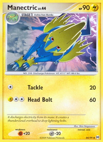 Manectric (44) (Arceus) Damaged / Poor