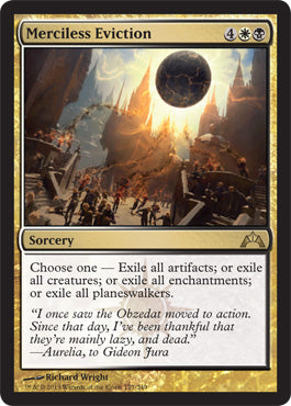 Merciless Eviction (Gatecrash) Light Play