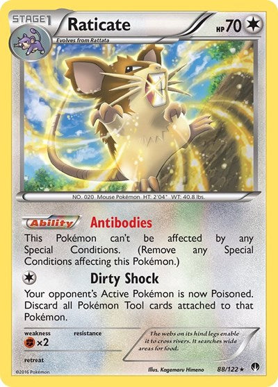 Raticate (XY - BREAKpoint) Medium Play