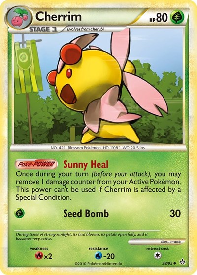 Cherrim (Unleashed) Heavy Play
