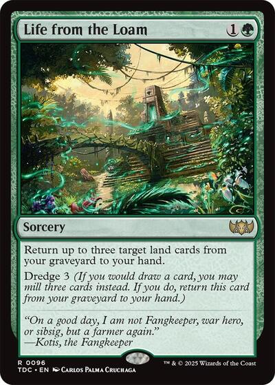 Life from the Loam (Commander: Tarkir: Dragonstorm) Light Play