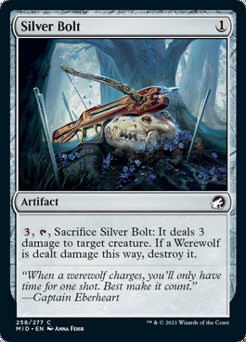 Silver Bolt (Innistrad: Midnight Hunt) Light Play Foil