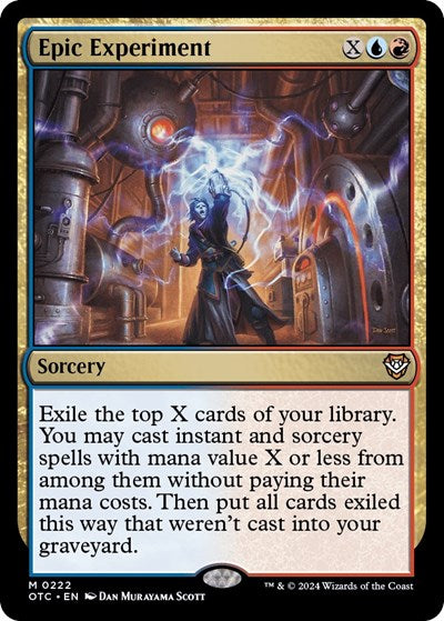 Epic Experiment (Commander: Outlaws of Thunder Junction) Light Play