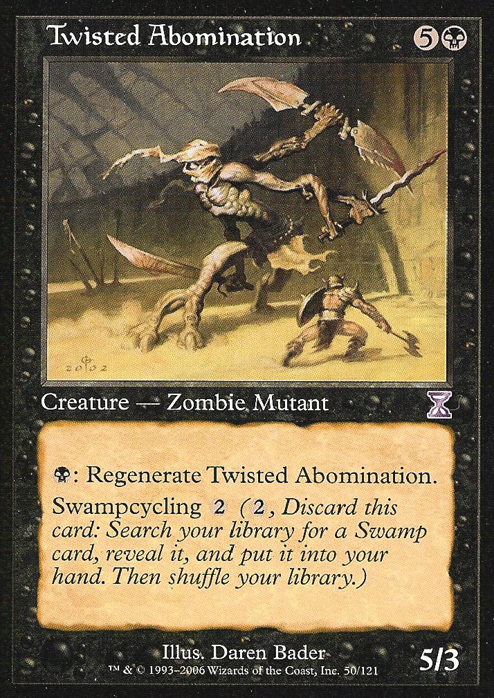 Twisted Abomination (Time Spiral Time Shifted) Medium Play