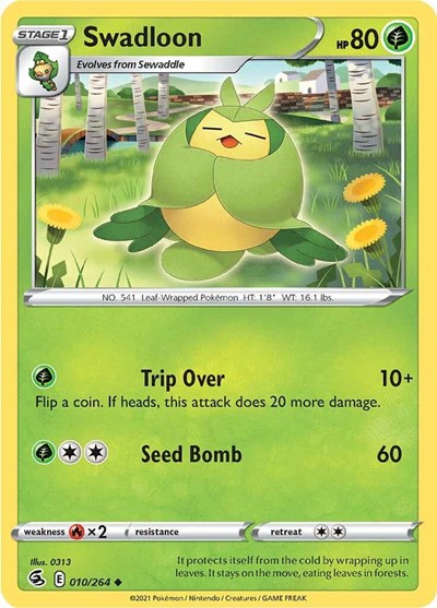 Swadloon (SWSH08: Fusion Strike) Light Play
