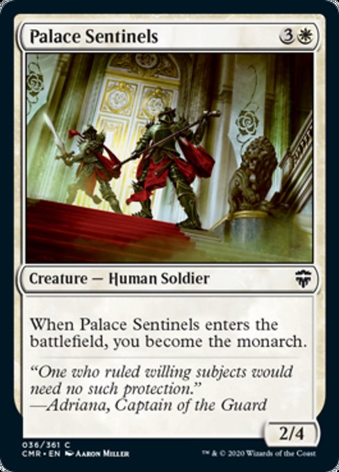 Palace Sentinels (Commander Legends) Light Play