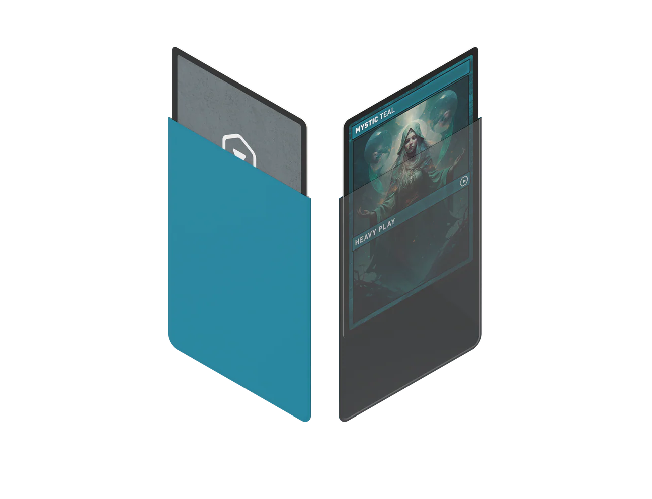 Heavy Play: CURV Sleeves - Standard 100 - Mystic Teal