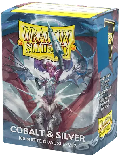 Dragon Shield: Blue Silver Anniversary Special Edition - Matte Dual Card Sleeves (100ct)
