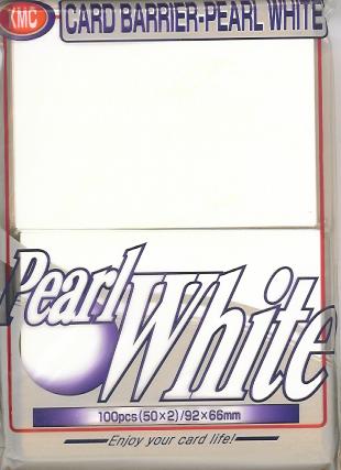 KMC Pearl White Sleeves (100 ct)