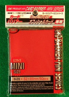 KMC Mini Sized Metallic Red 50 Sleeve Pack