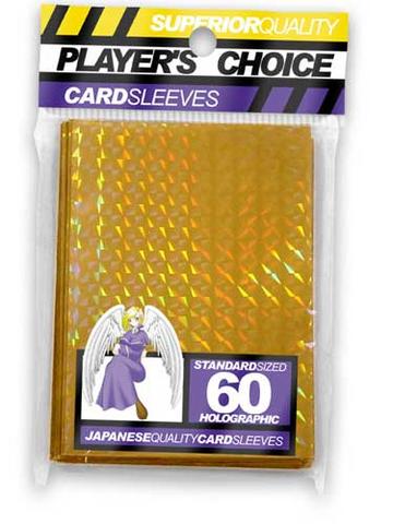 Player's Choice Holographic Gold Sleeves