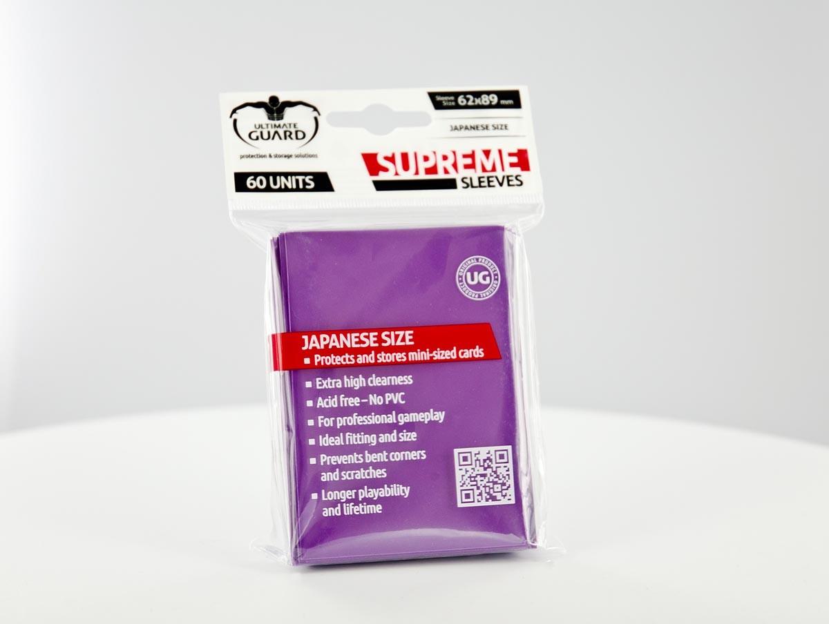 Ultimate Guard - SUPREME SLEEVES - JAPANESE SIZE - purple