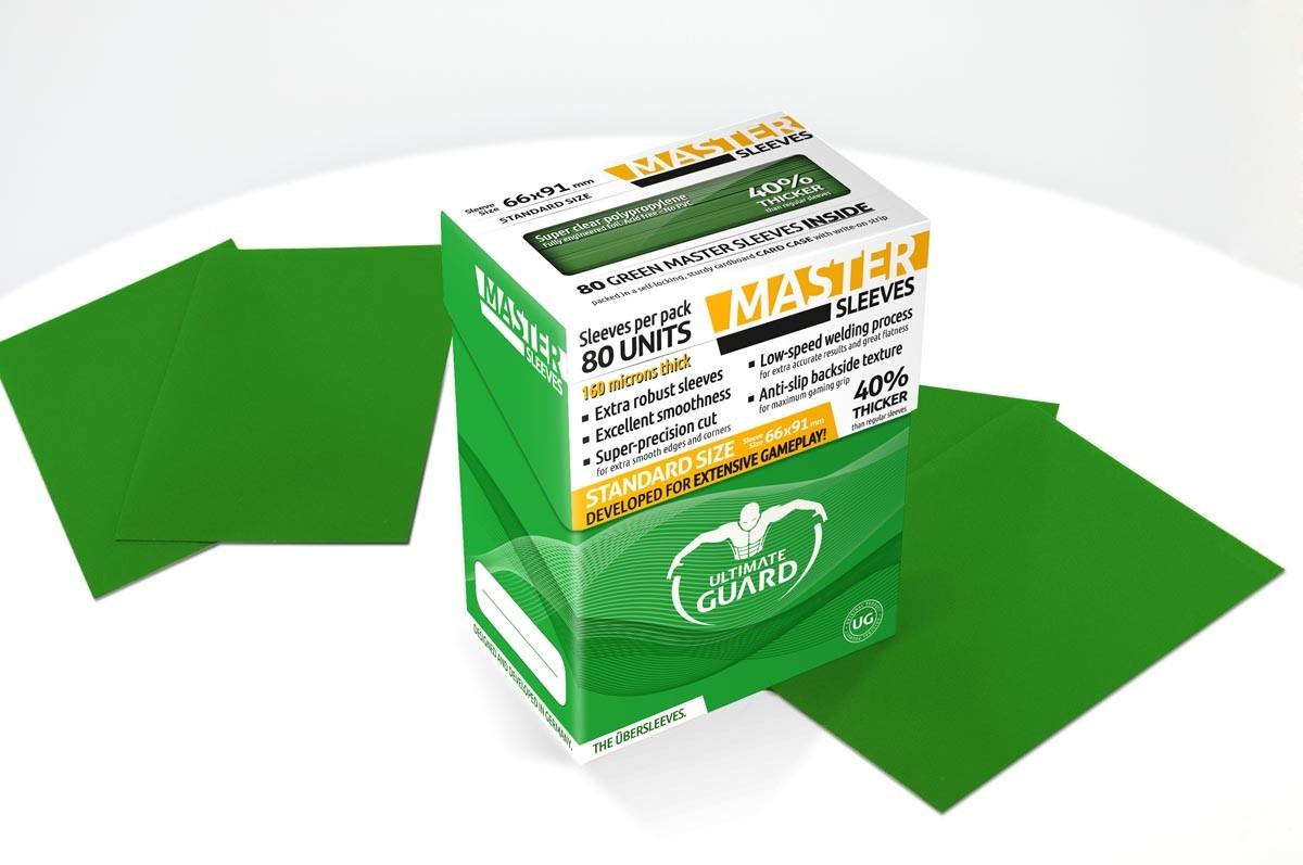 Ultimate Guard - MASTER SLEEVES - Standard size - green
