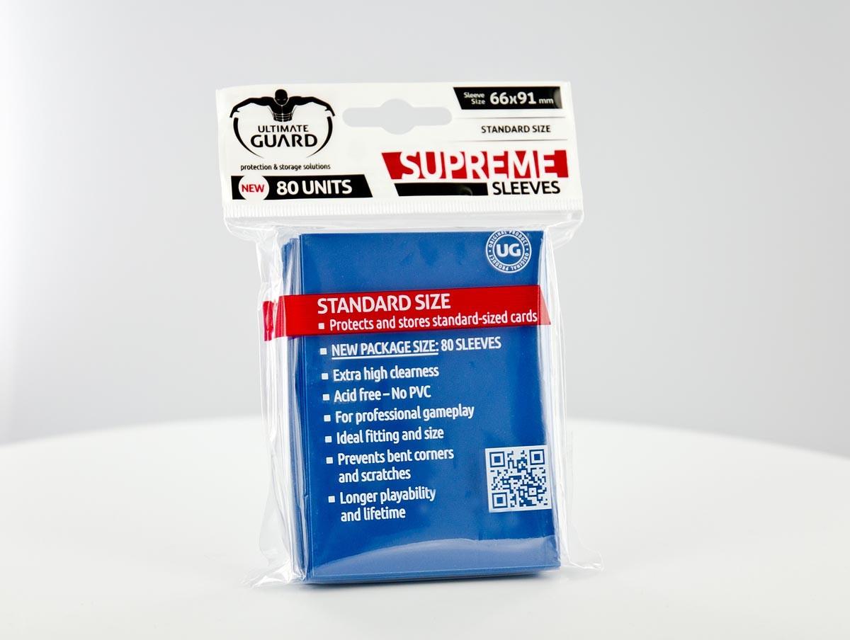 Ultimate Guard - SUPREME SLEEVES - Standard size - blue