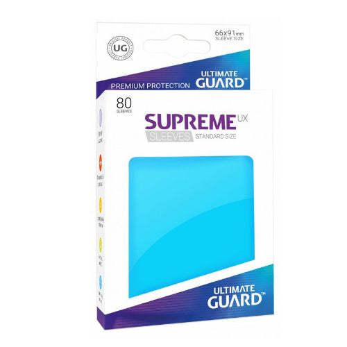 Ultimate Guard - Supreme UX Sleeves Standard Size - Light Blue (80)