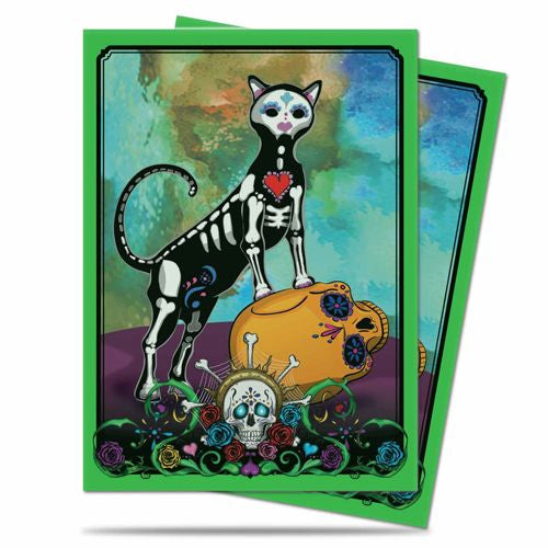 Ultra Pro - Ultra Pro Deck Protector: Dia De Los Muertos - Cat (50Ct) 84948