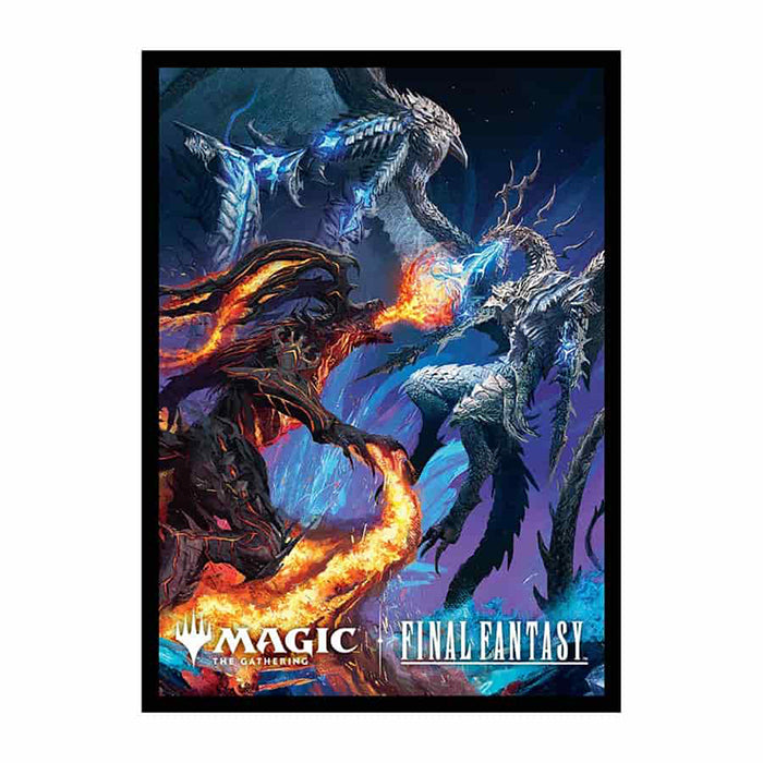 Ultra Pro - Final Fantasy Ifrit vs. Bahamut 100ct Deck Protector Sleeves for Magic: The Gathering