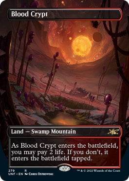 Blood Crypt (Borderless) (Unfinity) Light Play