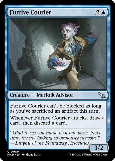 Furtive Courier (Murders at Karlov Manor) Light Play