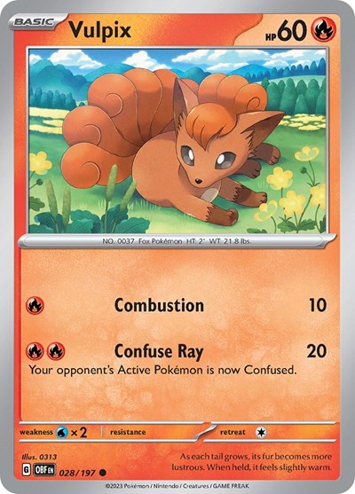 Vulpix (Scarlet and Violet: Obsidian Flames) Light Play
