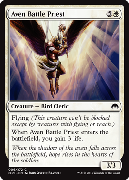 Aven Battle Priest (Magic Origins) Heavy Play
