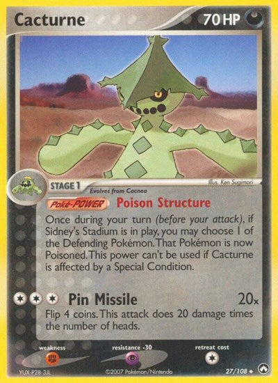 Cacturne (Power Keepers) Medium Play