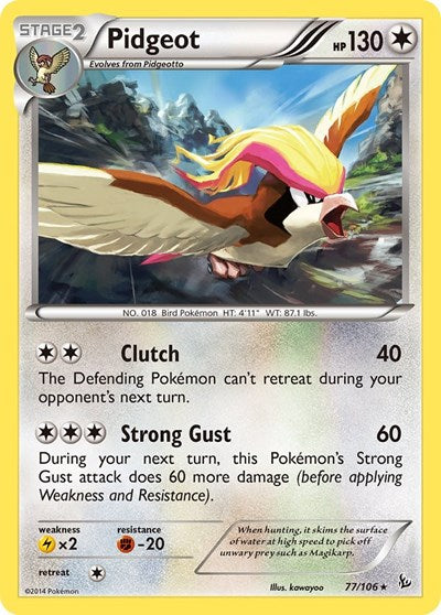 Pidgeot (XY - Flashfire) Damaged / Poor