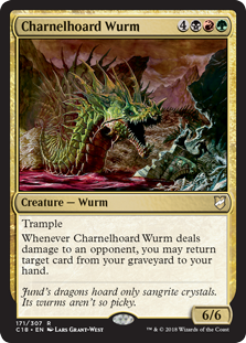 Charnelhoard Wurm (Commander 2018) Light Play