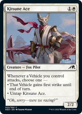 Kitsune Ace (Kamigawa: Neon Dynasty) Light Play