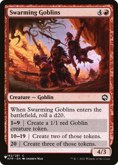 Swarming Goblins (The List) Light Play