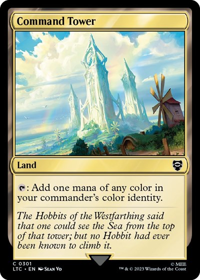 Command Tower (Commander: The Lord of the Rings: Tales of Middle-earth) Light Play