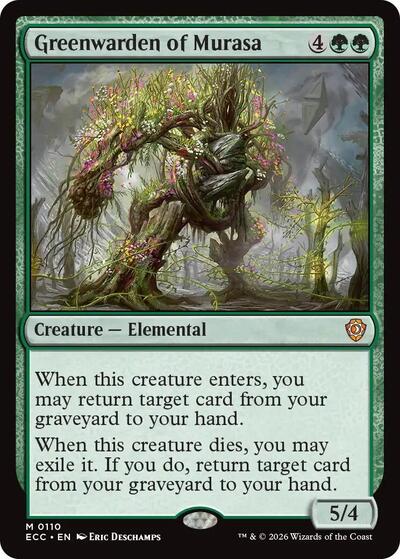 Greenwarden of Murasa (Commander: Lorwyn Eclipsed) Light Play