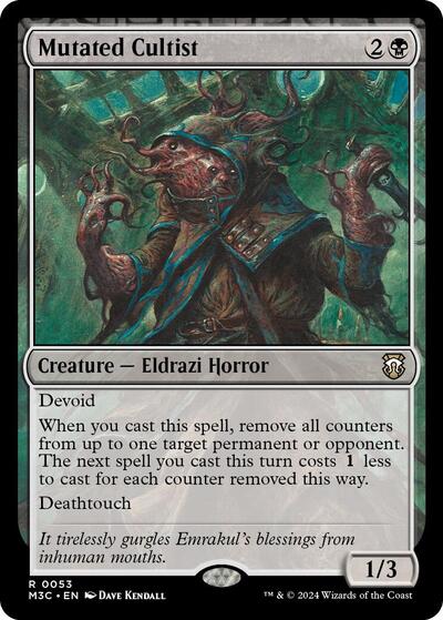 Mutated Cultist (Commander: Modern Horizons 3) Light Play