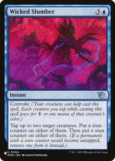 Wicked Slumber (The List) Light Play